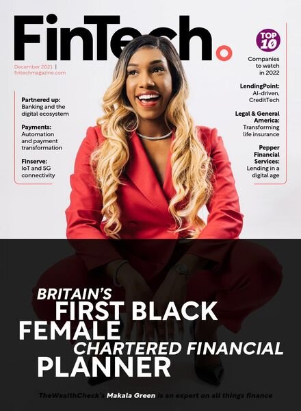 FinTech Magazine – December 2021 Cover