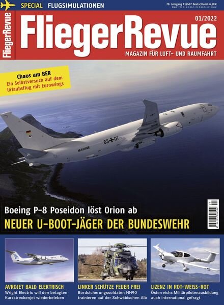 FliegerRevue – Januar 2022 Cover