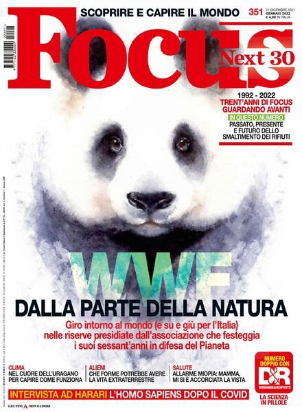 Focus Italia – gennaio 2022 Cover