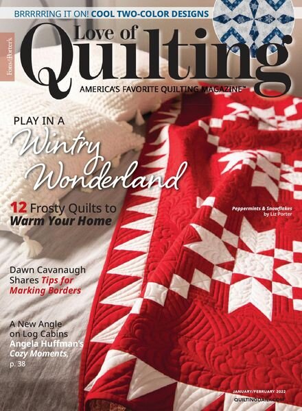 Fons & Porter’s Love of Quilting – January 2022 Cover