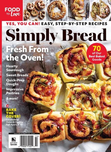 Food to Love – Simply Bread – December 2021 Cover