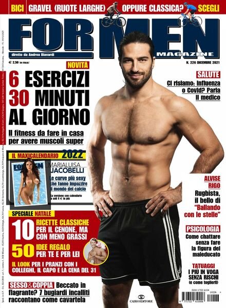 For Men Magazine – Dicembre 2021 Cover