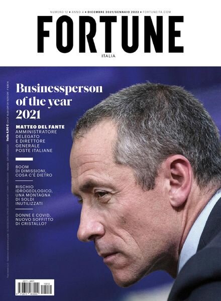 Fortune Italia – dicembre 2021 Cover