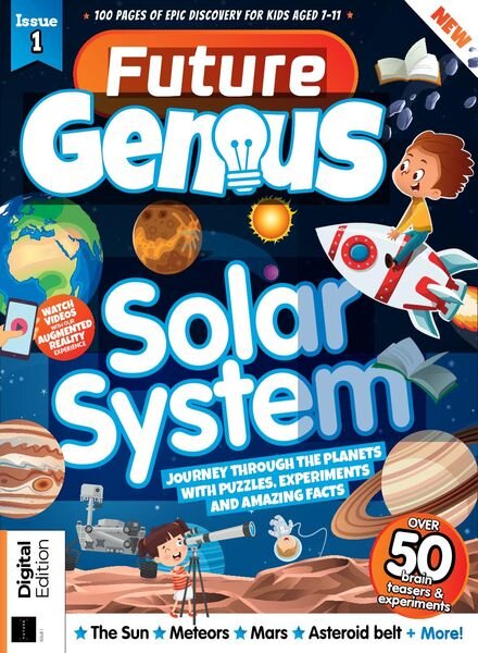Future Genius – Issue 1 – The Solar System 2021 Cover
