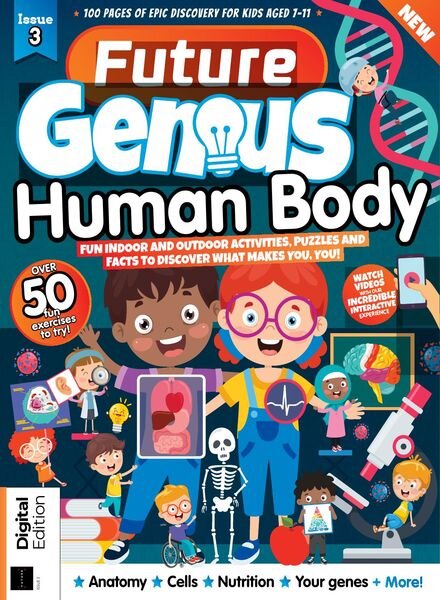 Future Genius – Issue 3 – The Human Body 2021 Cover