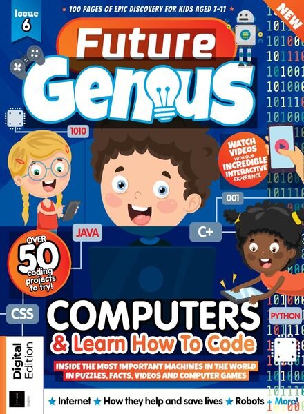 Future Genius – Issue 6 – Coding 2021 Cover
