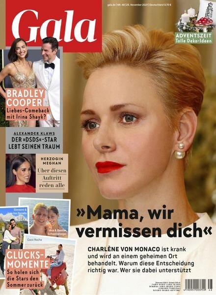 Gala Germany – 25 November 2021 Cover