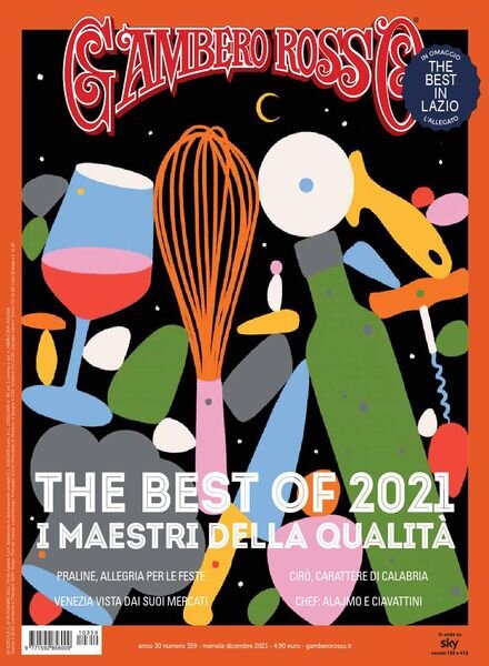 Gambero Rosso Italia – Dicembre 2021 Cover