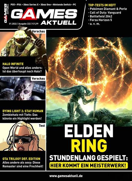 Games Aktuell – Januar 2022 Cover