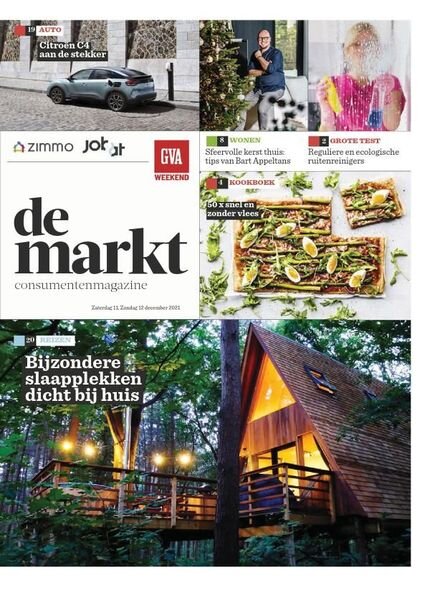 Gazet van Antwerpen De Markt – 11 december 2021 Cover