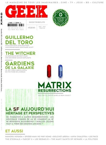 Geek France – janvier-fevrier 2022 Cover