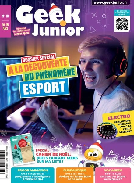 Geek Junior – Decembre 2021 Cover