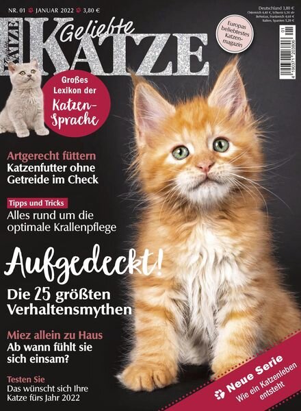Geliebte Katze – Januar 2022 Cover