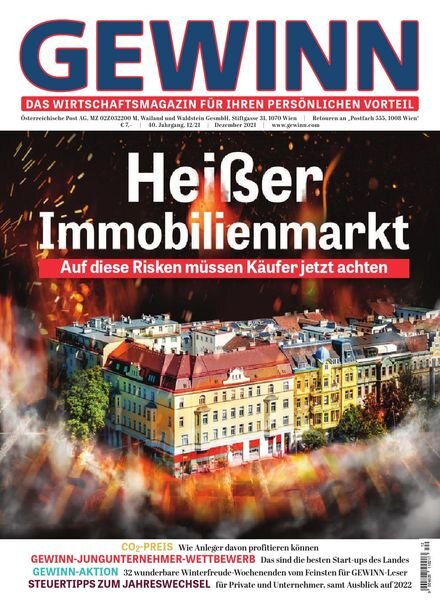 Gewinn – Dezember 2021 Cover
