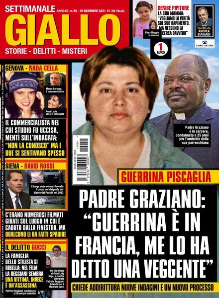 Giallo – 15 Dicembre 2021 Cover