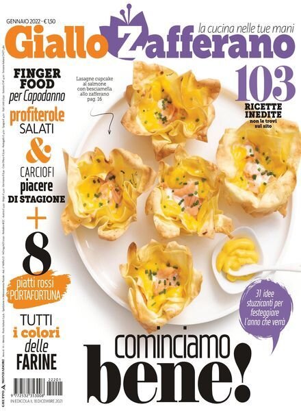 Giallo Zafferano – gennaio 2022 Cover