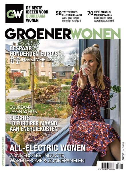 Groener Wonen – december 2021 Cover