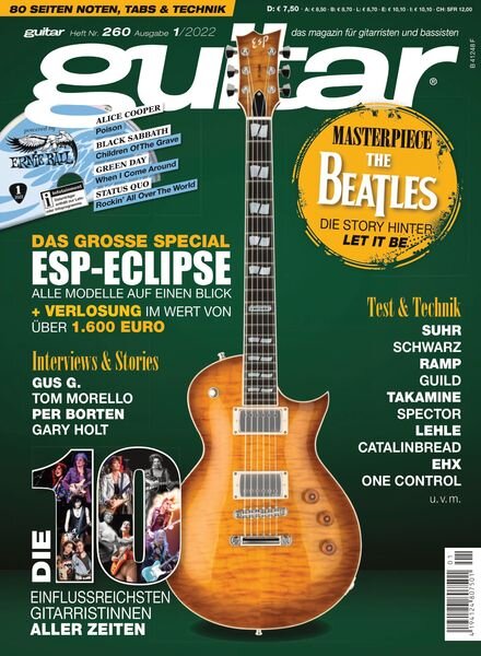 Guitar Germany – Januar 2022 Cover