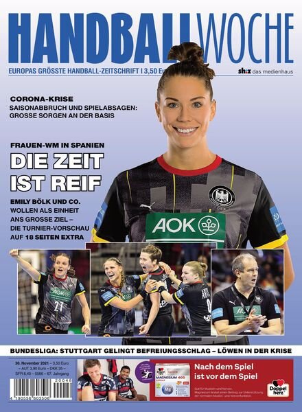 Handballwoche – 30 November 2021 Cover