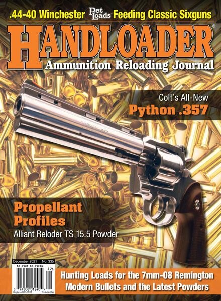 Handloader – December 2021 – January 2022 Cover