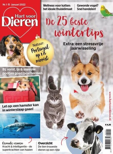 Hart voor Dieren – januari 2022 Cover