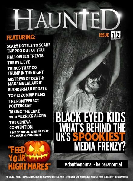 Haunted Magazine – Issue 12 – 22 October 2014 Cover