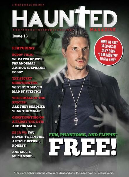 Haunted Magazine – Issue 13 – 3 March 2015 Cover