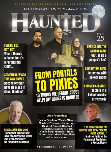 Haunted Magazine – Issue 25 – 24 February 2020 Cover