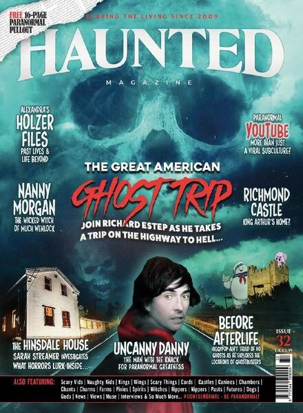 Haunted Magazine – Issue 32 – The Great American Ghost Trip – 7 December 2021 Cover