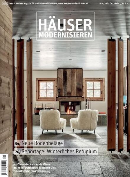 Hauser modernisieren – Dezember 2021 Cover
