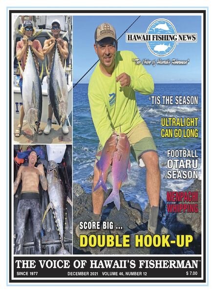 Hawaii Fishing News – December 2021 Cover