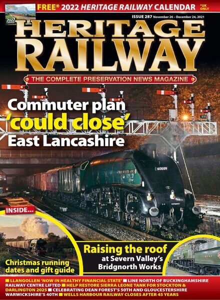 Heritage Railway – November 23, 2021 Cover