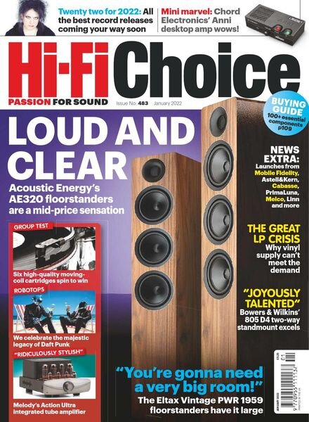 Hi-Fi Choice – Issue 483 – January 2022 Cover
