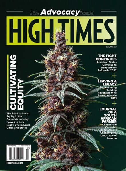 High Times – January 2022 Cover