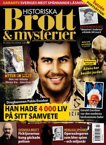 Historiska Brott & Mysterier – december 2021 Cover