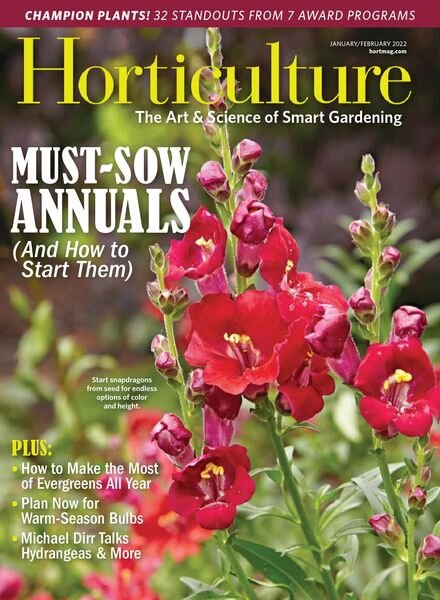 Horticulture – January 2022 Cover