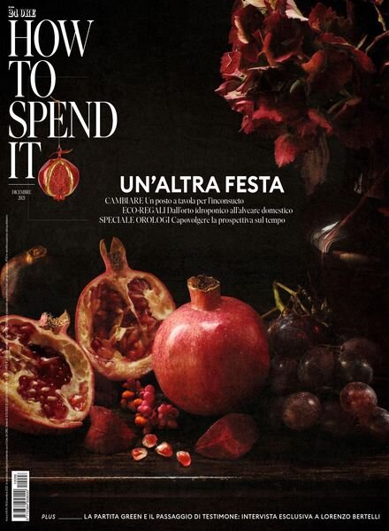How to Spend It – Dicembre 2021 Cover