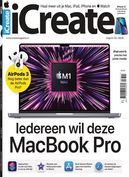 iCreate Netherlands – november 2021 Cover