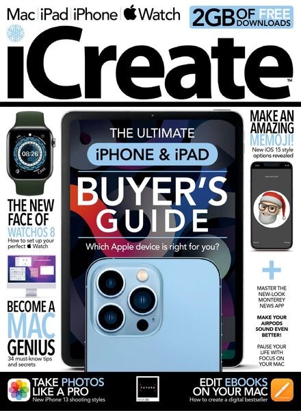 iCreate UK – November 2021 Cover