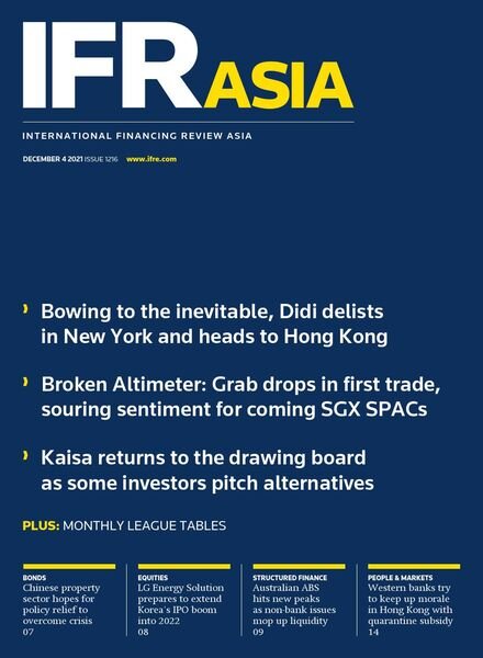 IFR Asia – December 04, 2021 Cover