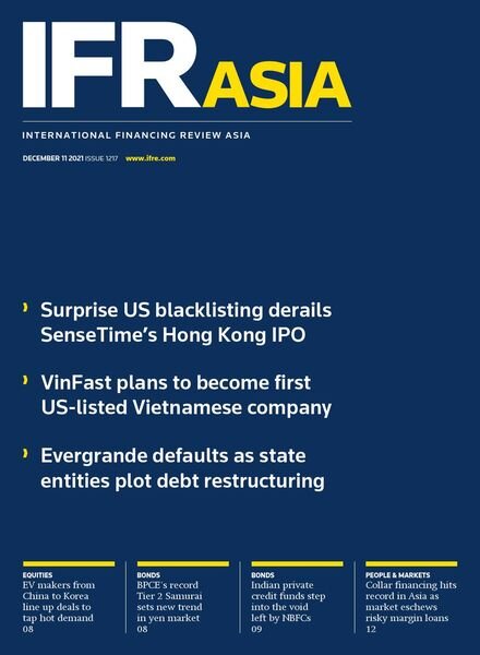 IFR Asia – December 11, 2021 Cover