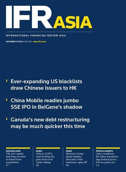 IFR Asia – December 18, 2021 Cover