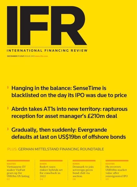 IFR Magazine – December 11, 2021 Cover