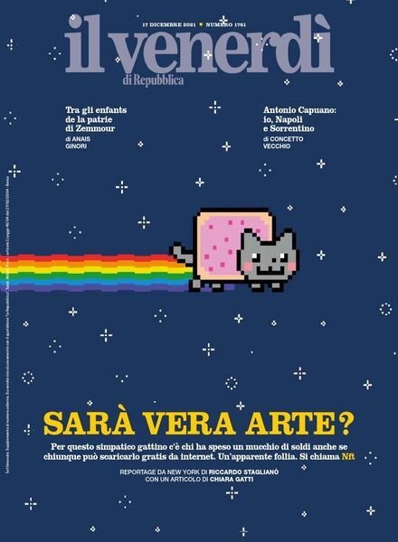 Il Venerdi di Repubblica – 17 Dicembre 2021 Cover