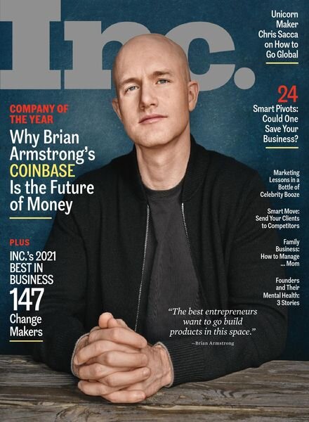 Inc Magazine – December 2021 Cover