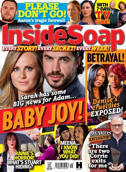 Inside Soap UK – 04 December 2021 Cover