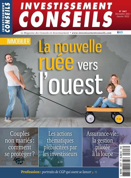 Investissement Conseils – Decembre 2021 – Janvier 2022 Cover