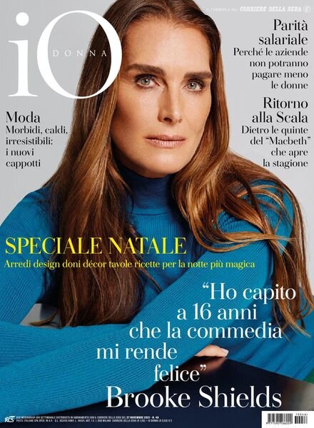 Io Donna del Corriere della Sera – 27 novembre 2021 Cover