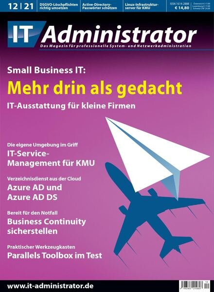 IT-Administrator – Dezember 2021 Cover