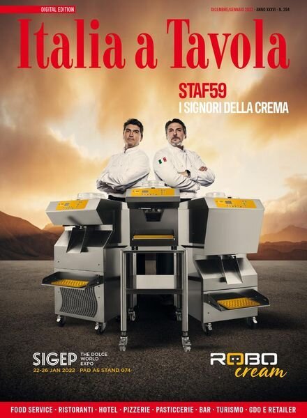 Italia a Tavola – Dicembre 2021- Gennaio 2022 Cover